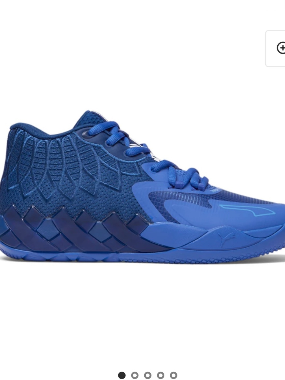 Puma Men's All-Blue High-Top Athletic Shoes